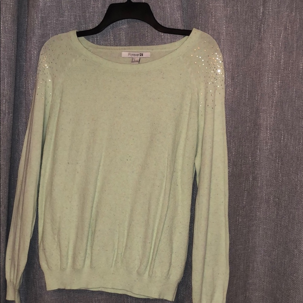 Mint green sweater